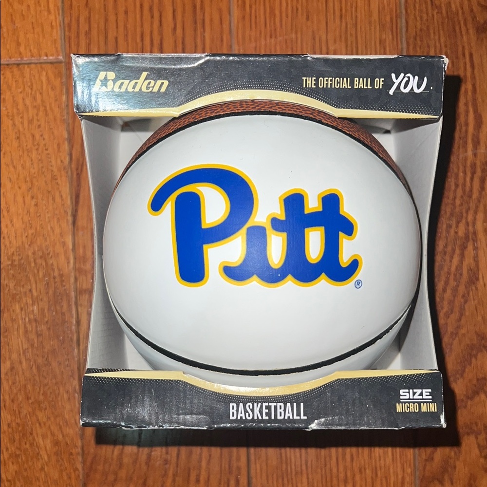 Miniature Pitt Basketball